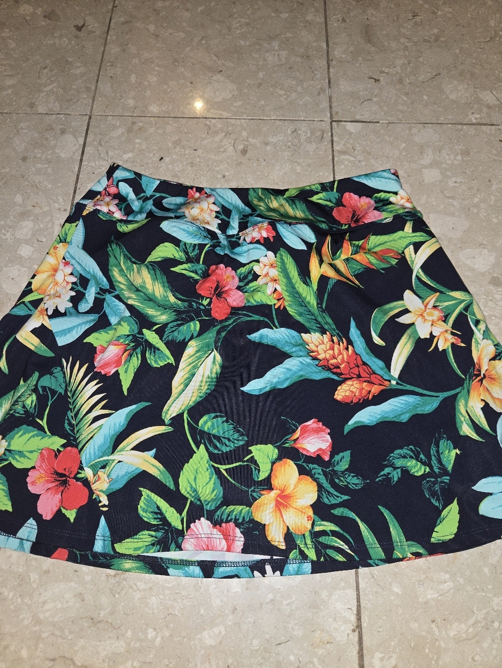 Tommy Bahama Floral Flounce Skirt Multi- Color Flowers - Small
